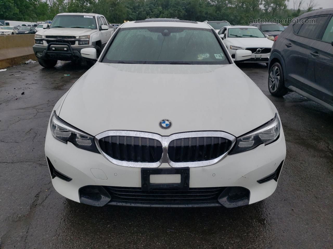 2020 Bmw 330xi  White vin: 3MW5R7J04L8B34472