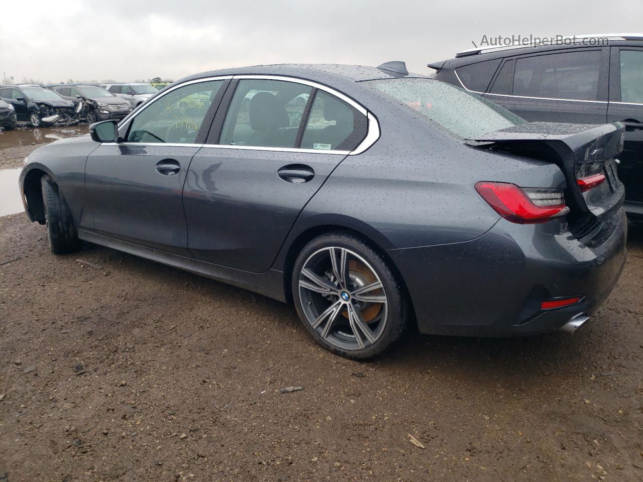 2020 Bmw 330xi  Gray vin: 3MW5R7J05L8B11377