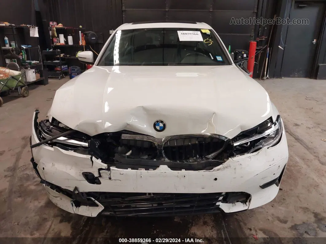 2020 Bmw 330i Xdrive White vin: 3MW5R7J05L8B23691