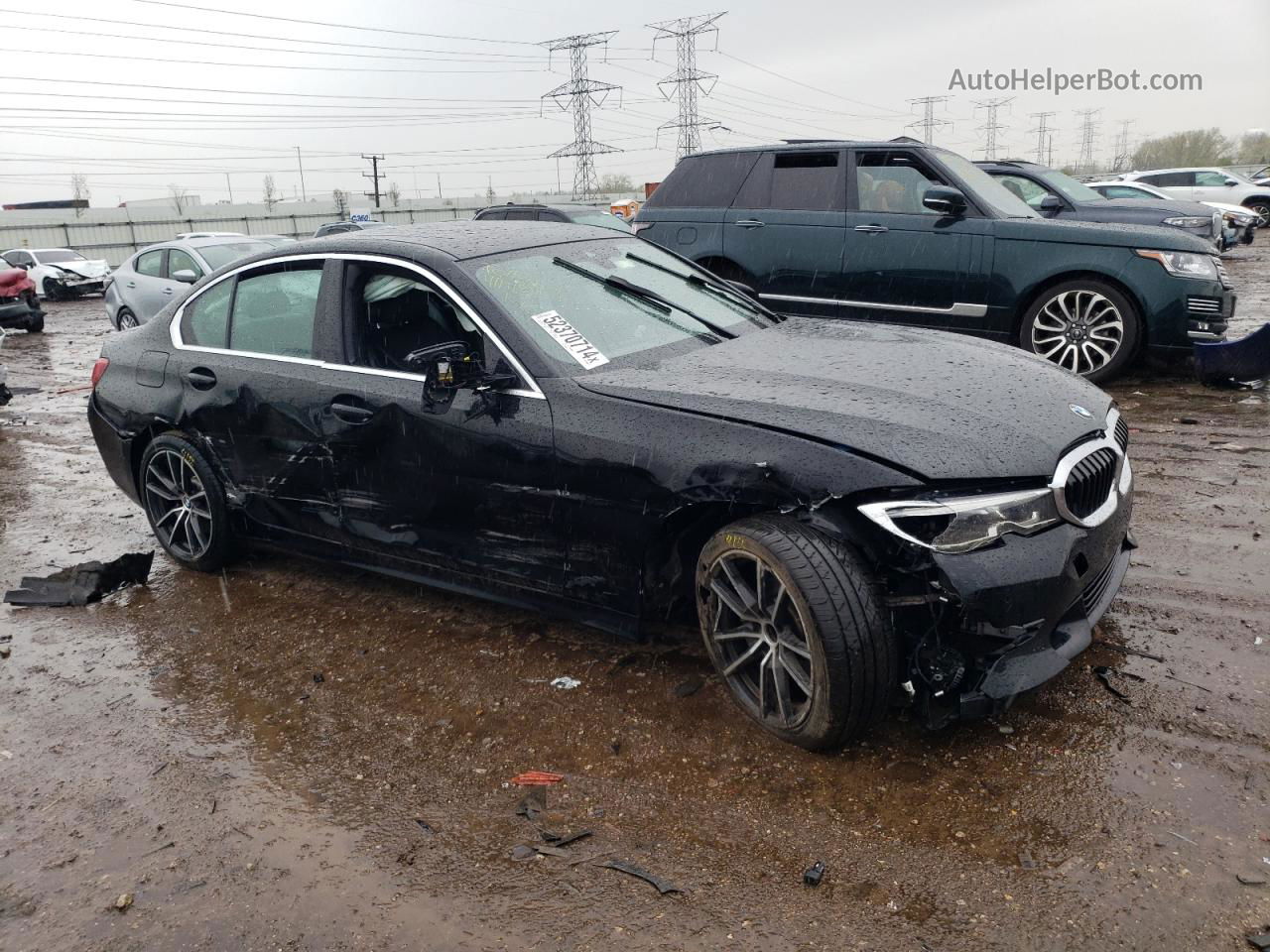 2020 Bmw 330xi  Black vin: 3MW5R7J05L8B24632