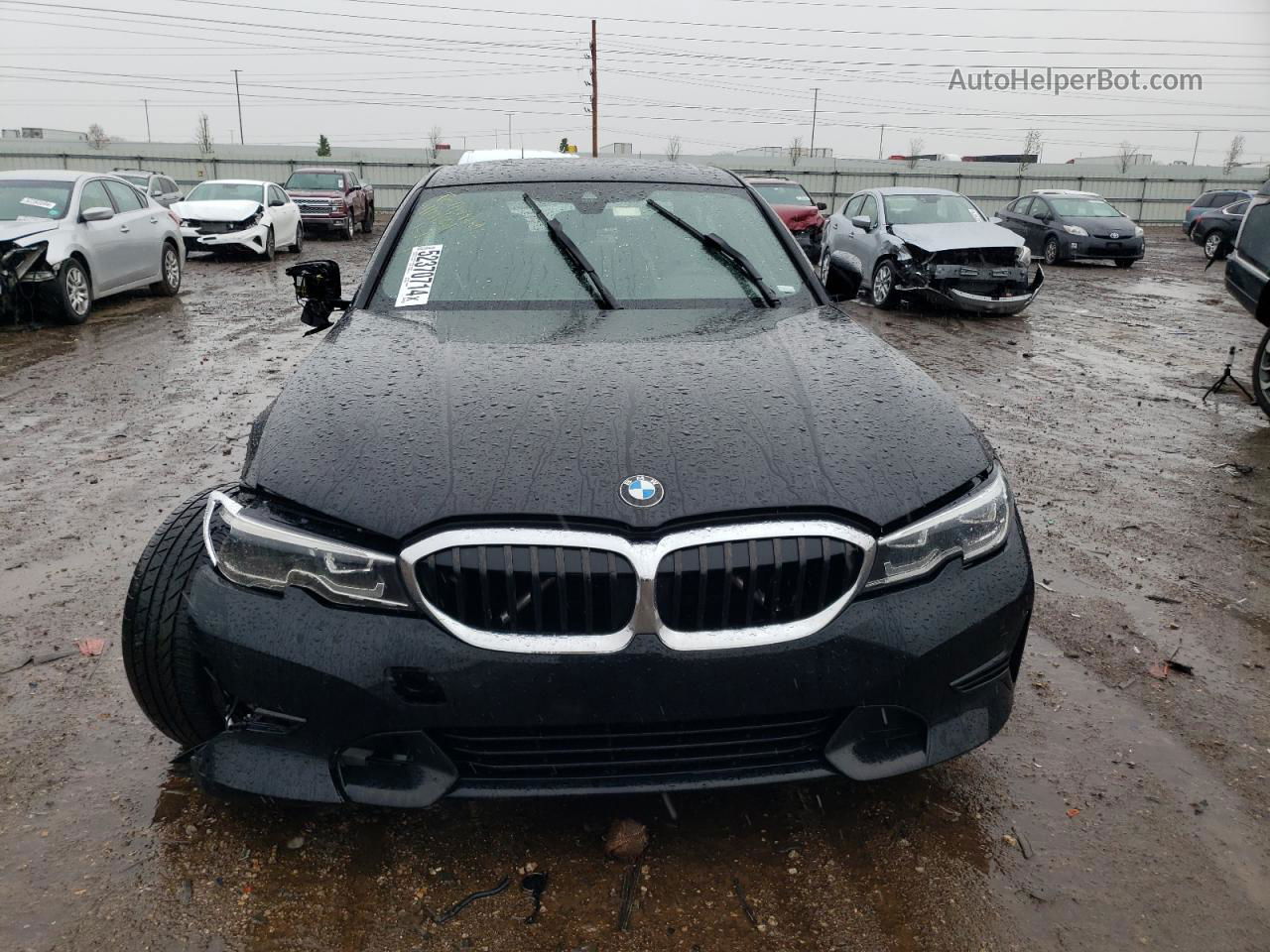 2020 Bmw 330xi  Black vin: 3MW5R7J05L8B24632