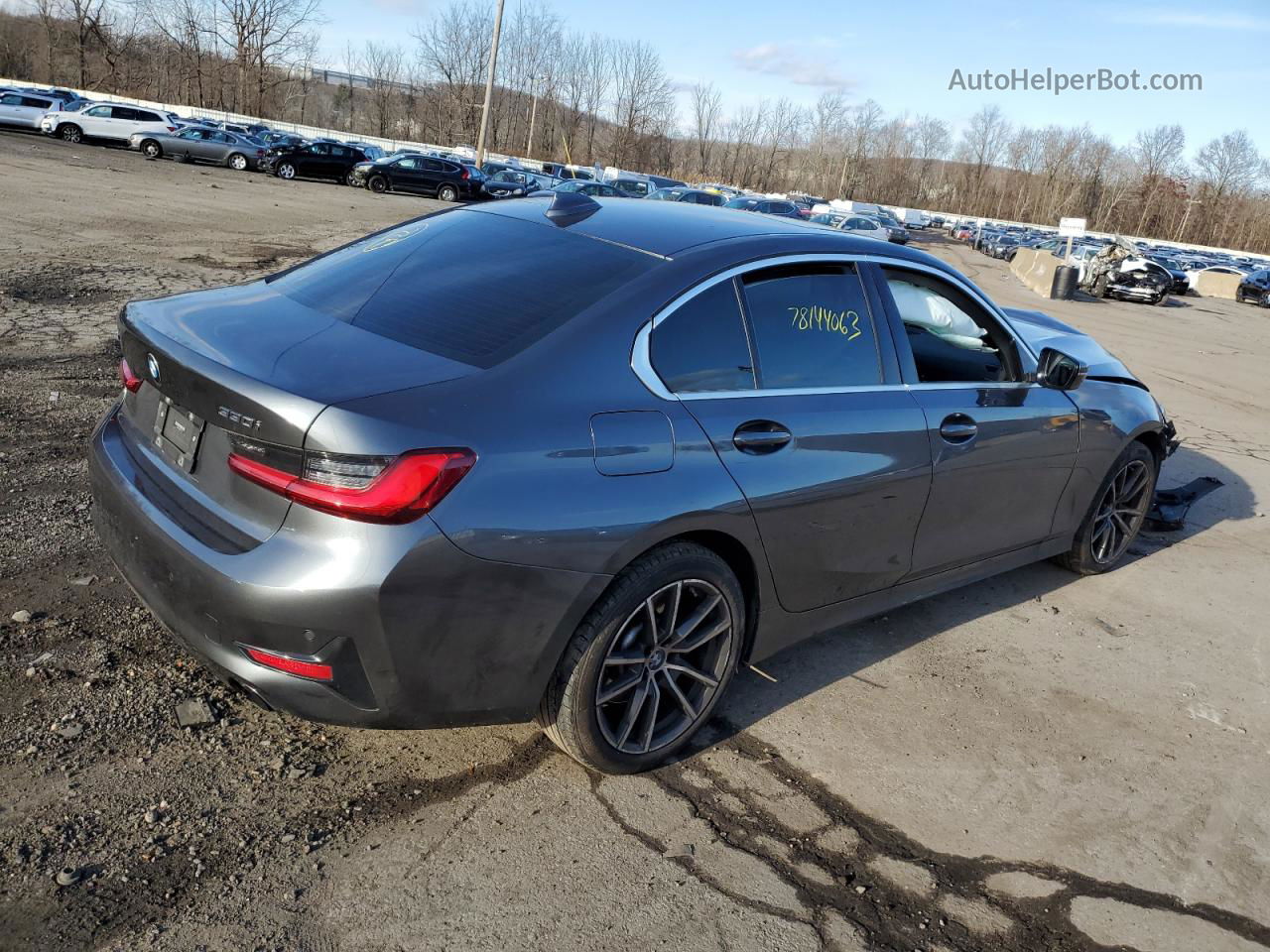 2021 Bmw 330xi  Gray vin: 3MW5R7J06M8C17029