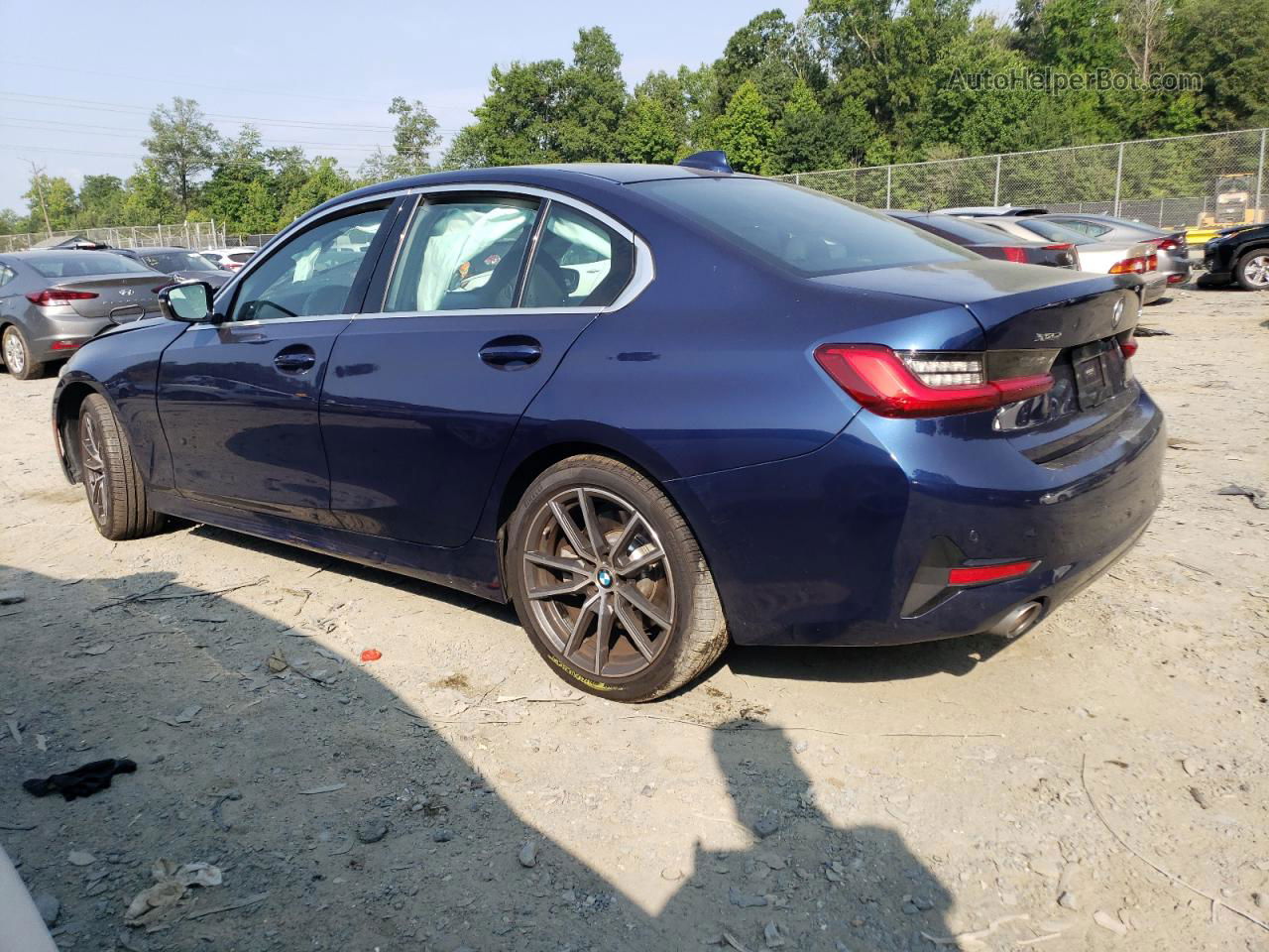 2020 Bmw 330xi  Blue vin: 3MW5R7J07L8B07704