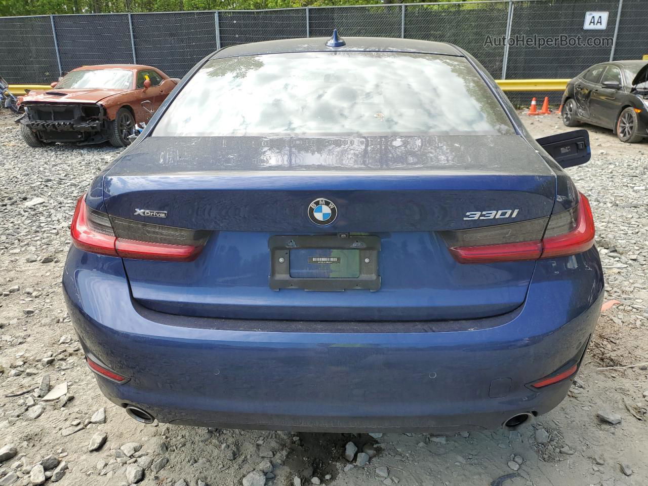 2020 Bmw 330xi  Blue vin: 3MW5R7J07L8B42372