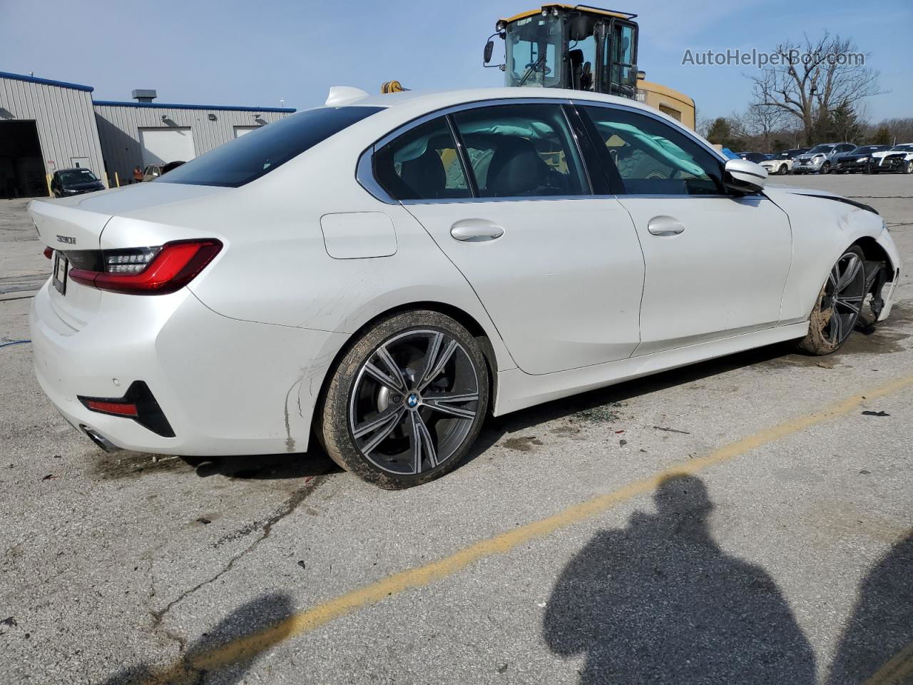 2021 Bmw 330xi  White vin: 3MW5R7J07M8C15693