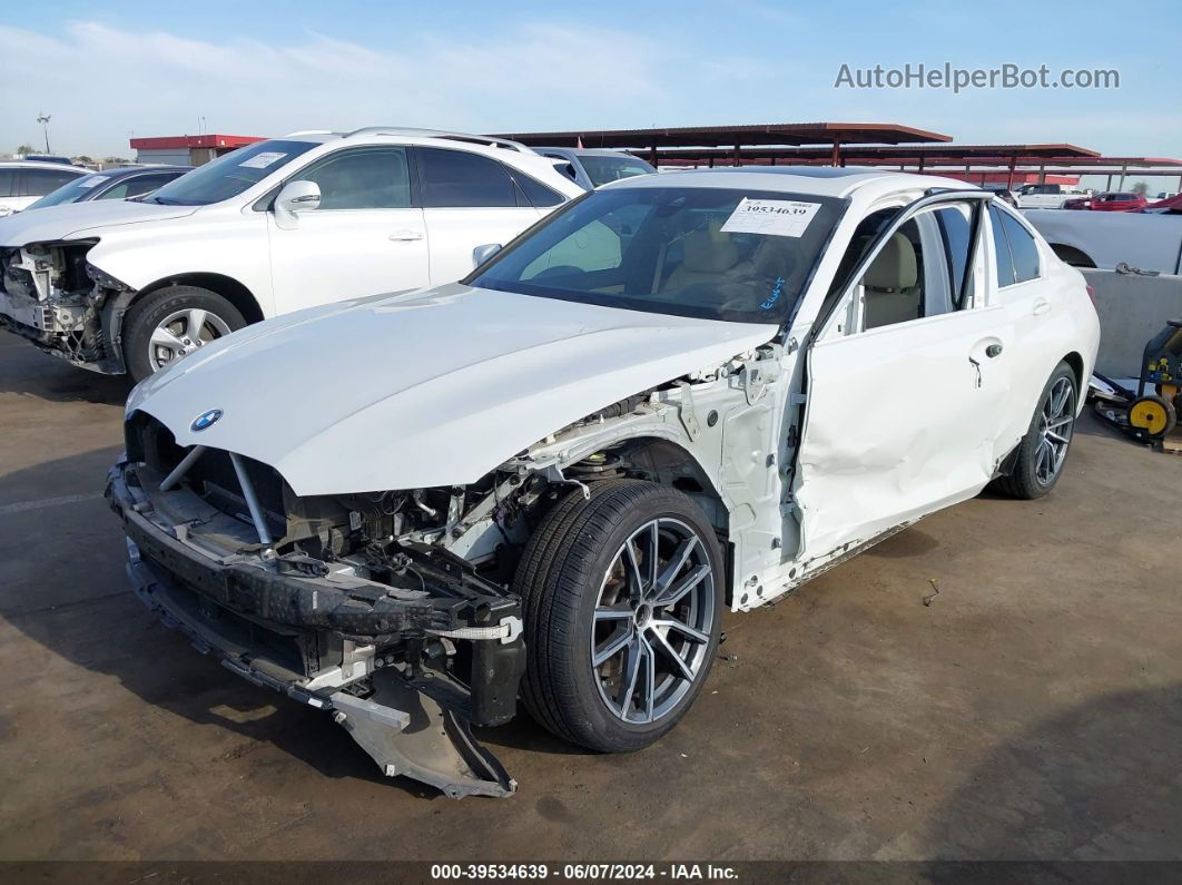 2020 Bmw 330i Xdrive White vin: 3MW5R7J08L8B07338