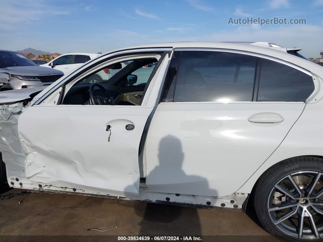 2020 Bmw 330i Xdrive White vin: 3MW5R7J08L8B07338