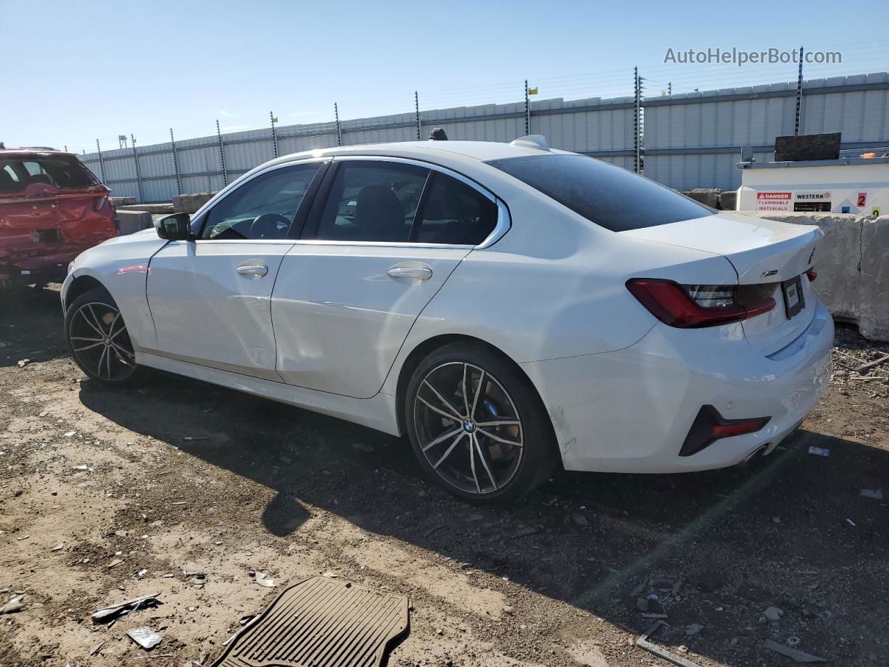 2020 Bmw 330xi  White vin: 3MW5R7J08L8B11440