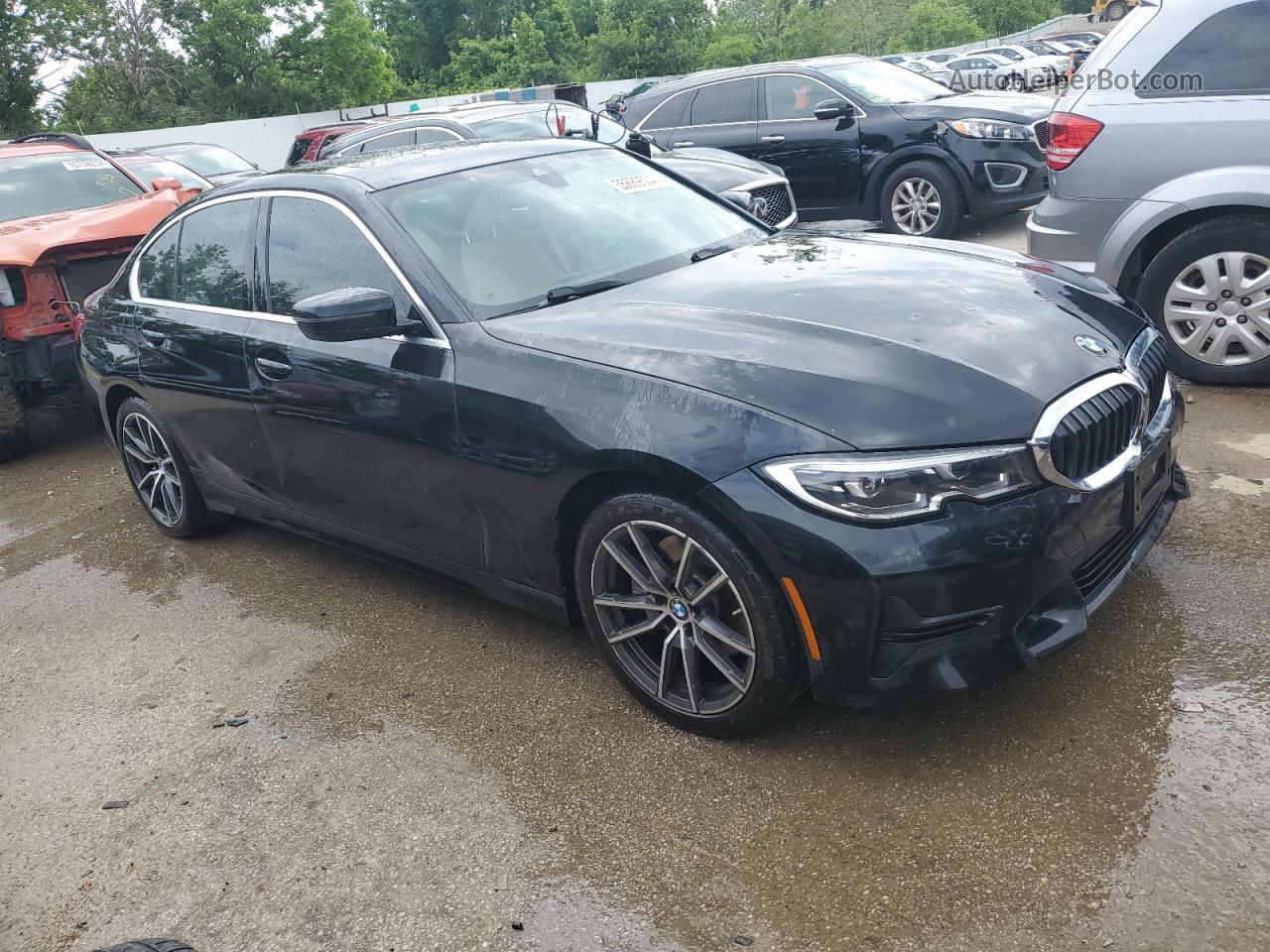 2020 Bmw 330xi  Black vin: 3MW5R7J09L8B37156