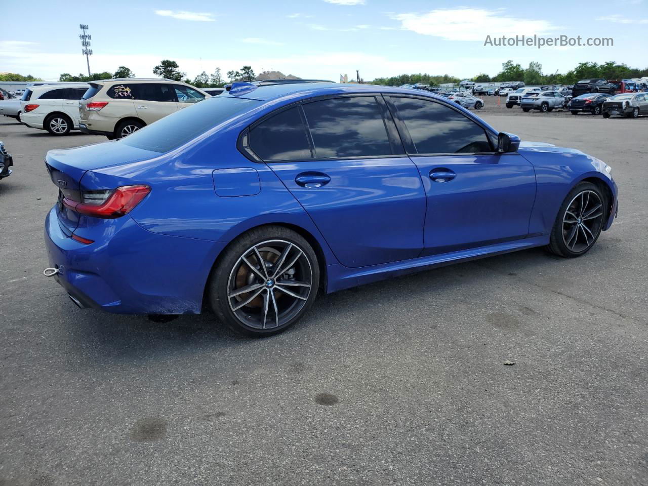 2020 Bmw 330xi  Blue vin: 3MW5R7J09L8B45208