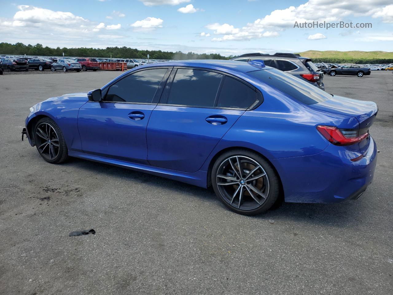 2020 Bmw 330xi  Blue vin: 3MW5R7J09L8B45208