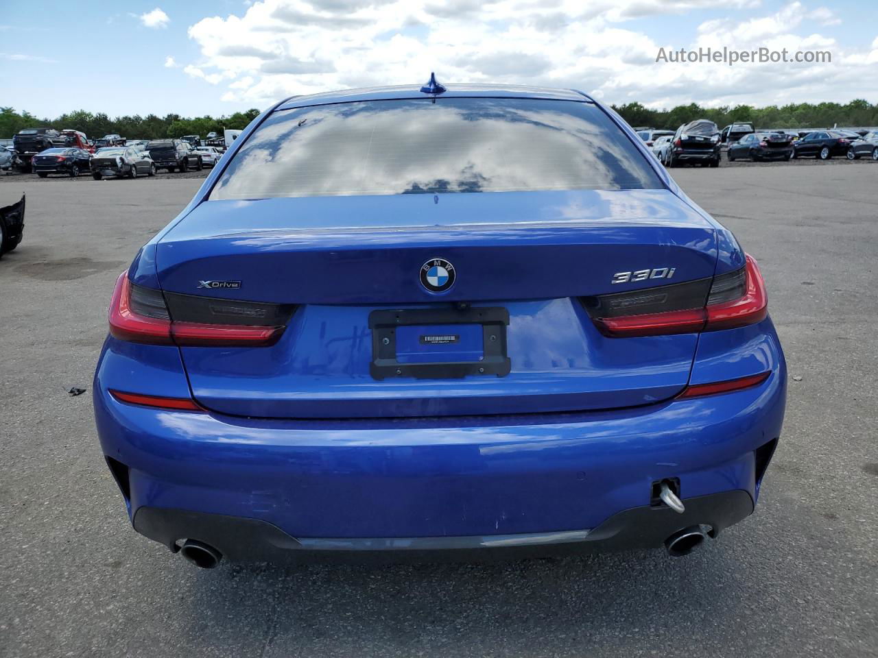 2020 Bmw 330xi  Blue vin: 3MW5R7J09L8B45208