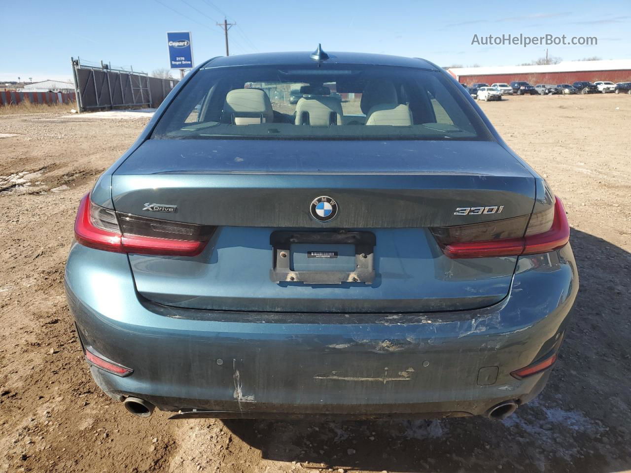 2021 Bmw 330xi  Blue vin: 3MW5R7J09M8B76590