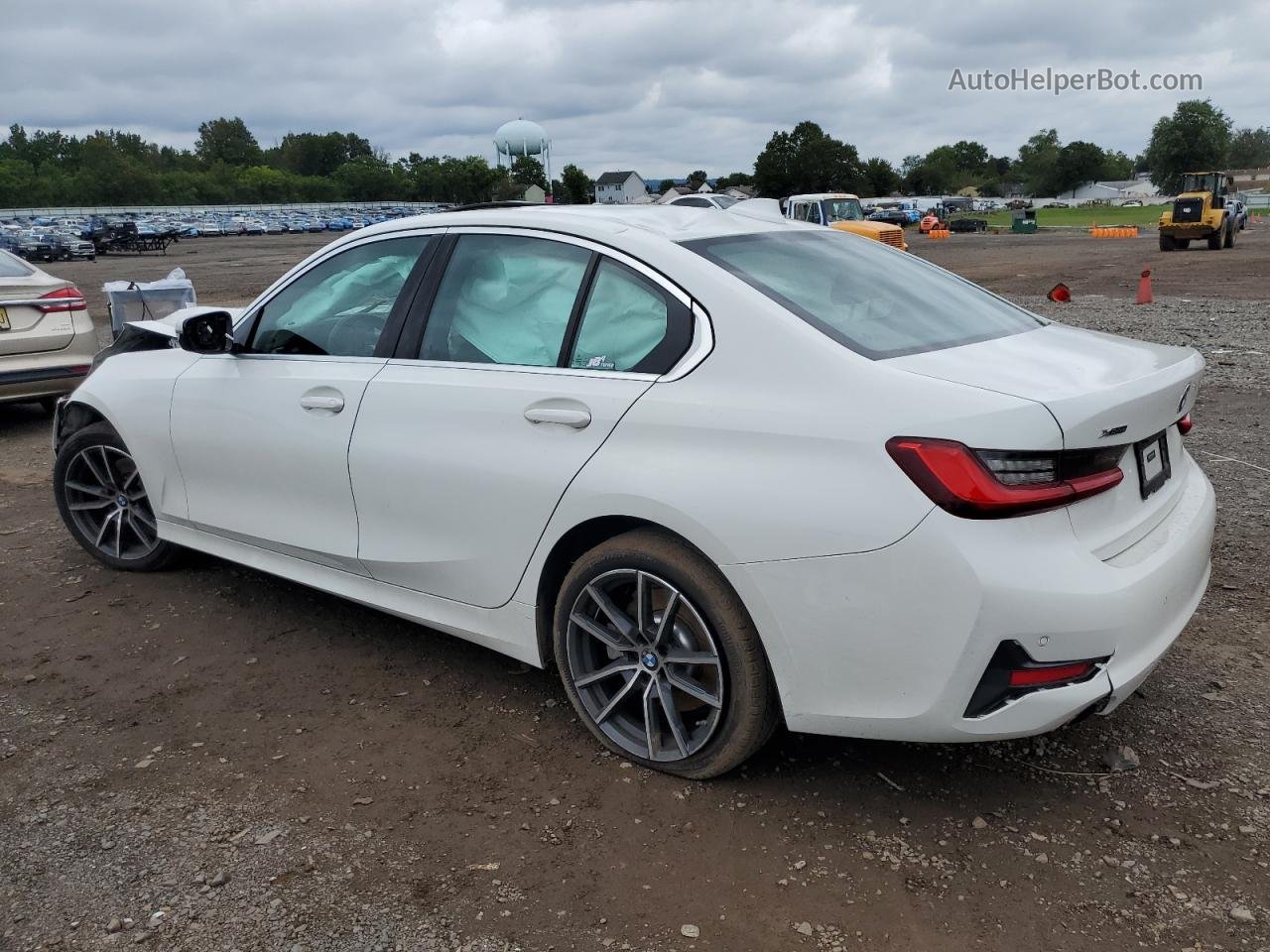 2020 Bmw 330xi  White vin: 3MW5R7J0XL8B14758