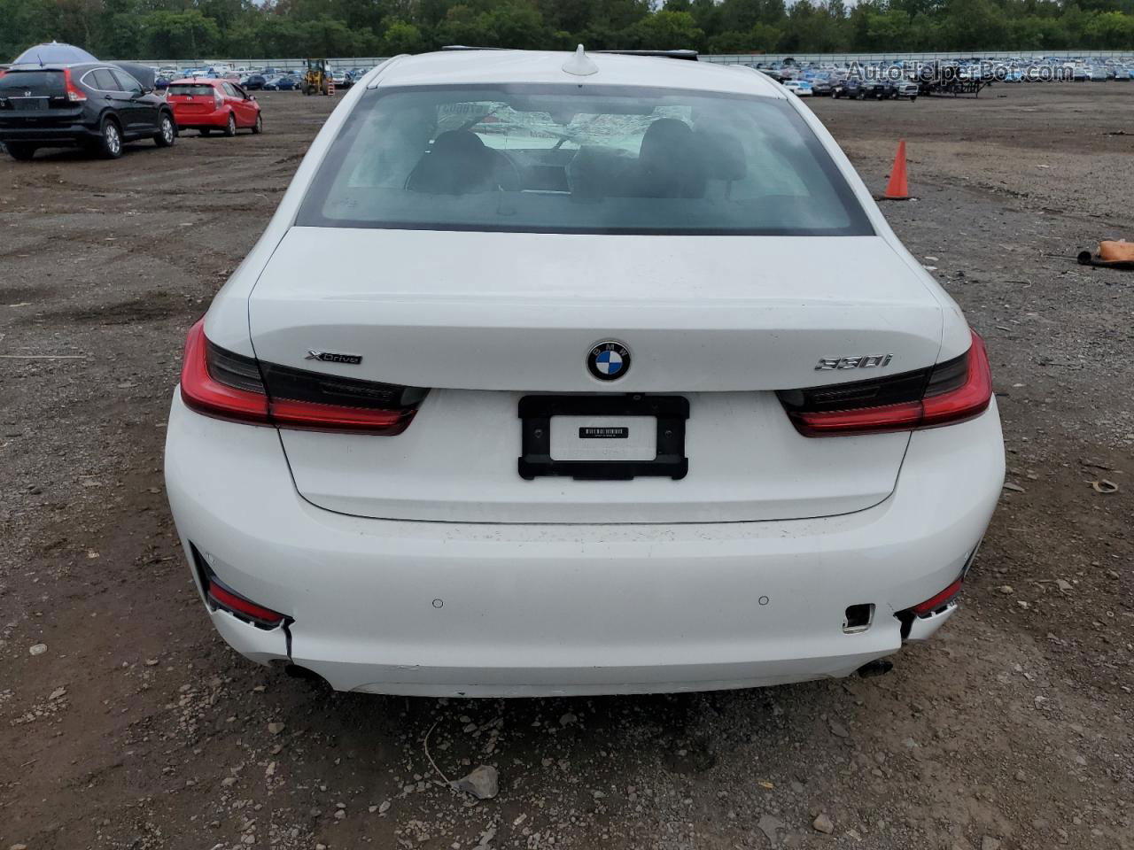 2020 Bmw 330xi  White vin: 3MW5R7J0XL8B14758