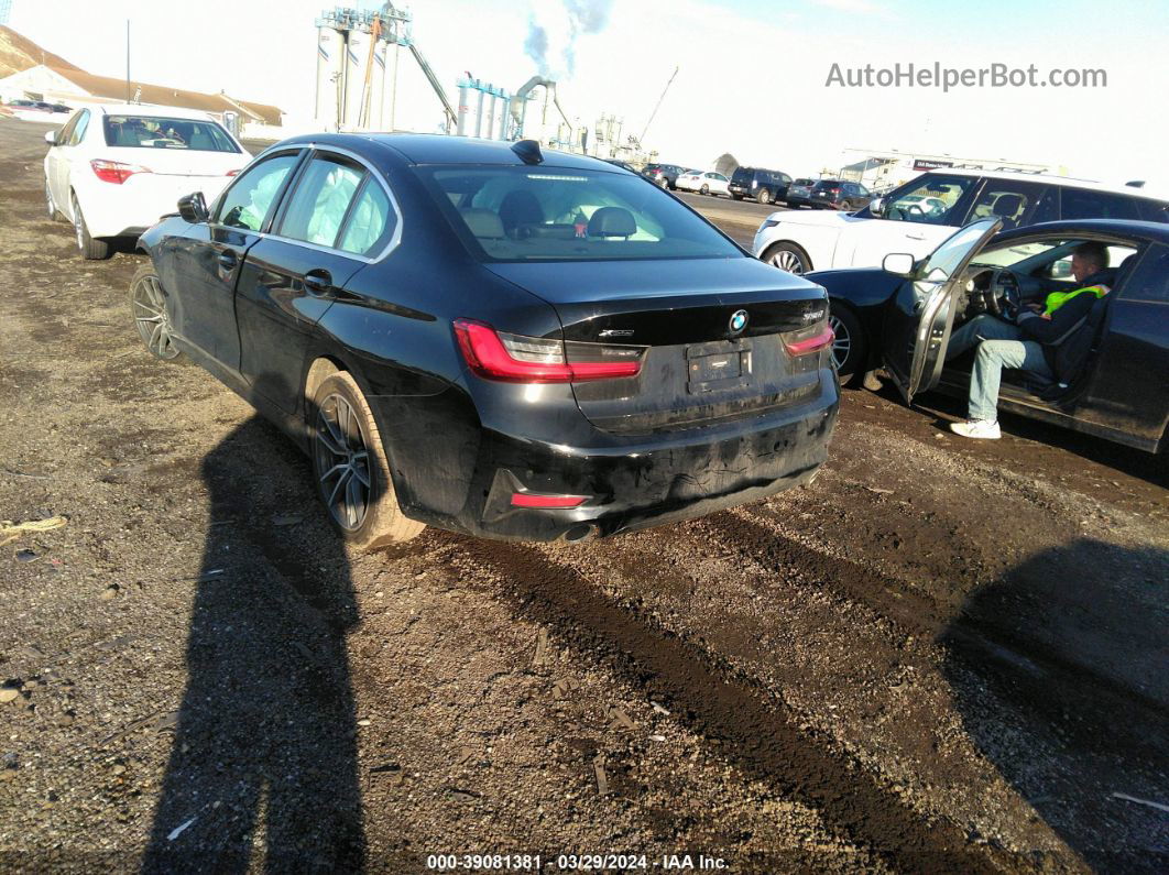 2020 Bmw 330i Xdrive Black vin: 3MW5R7J0XL8B21614