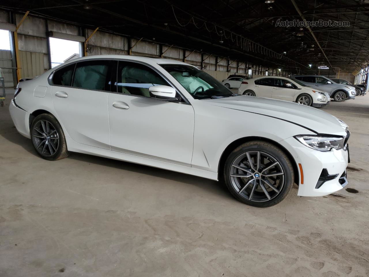 2020 Bmw 330xi  White vin: 3MW5R7J0XL8B29194