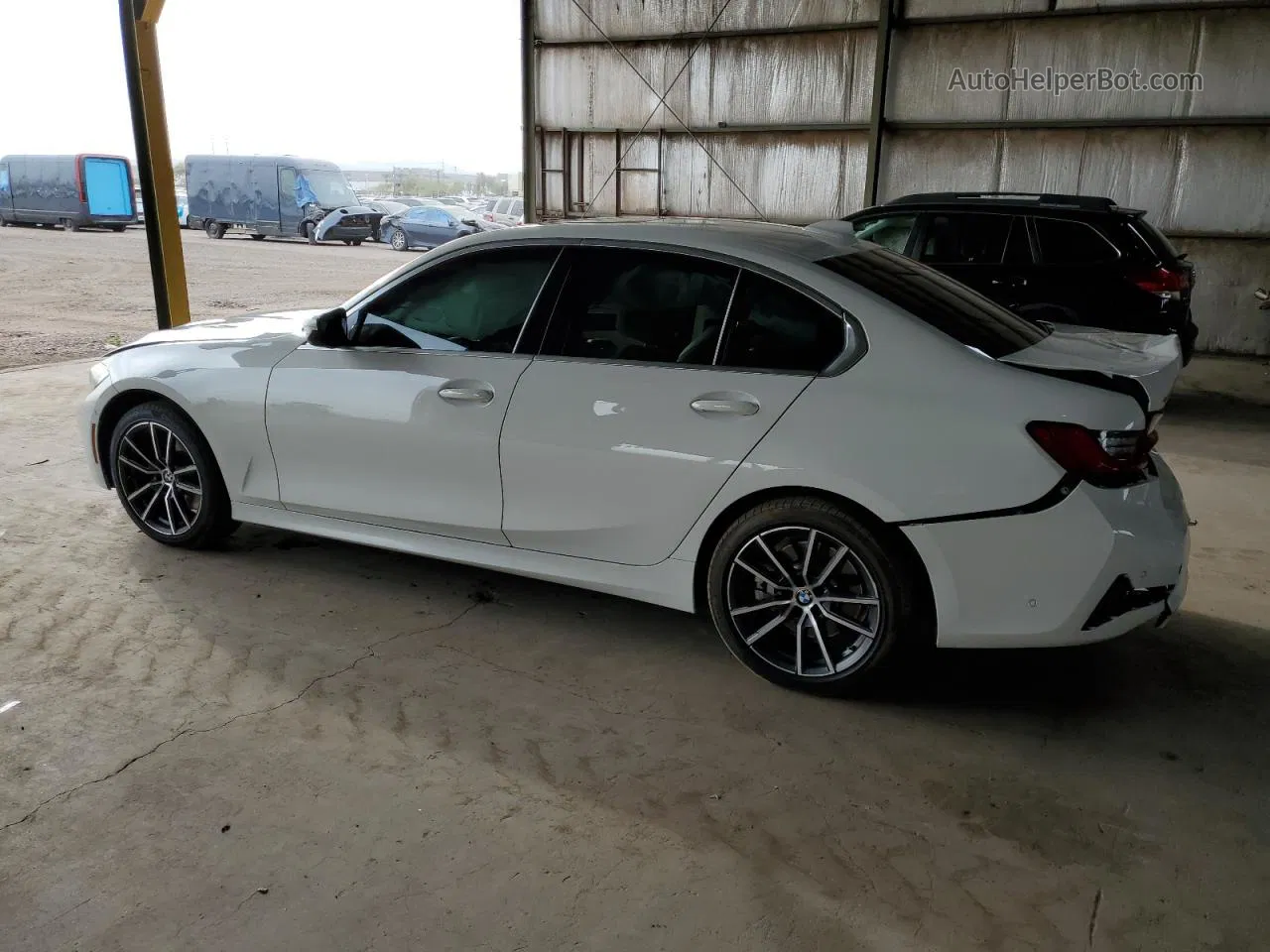 2020 Bmw 330xi  White vin: 3MW5R7J0XL8B29194