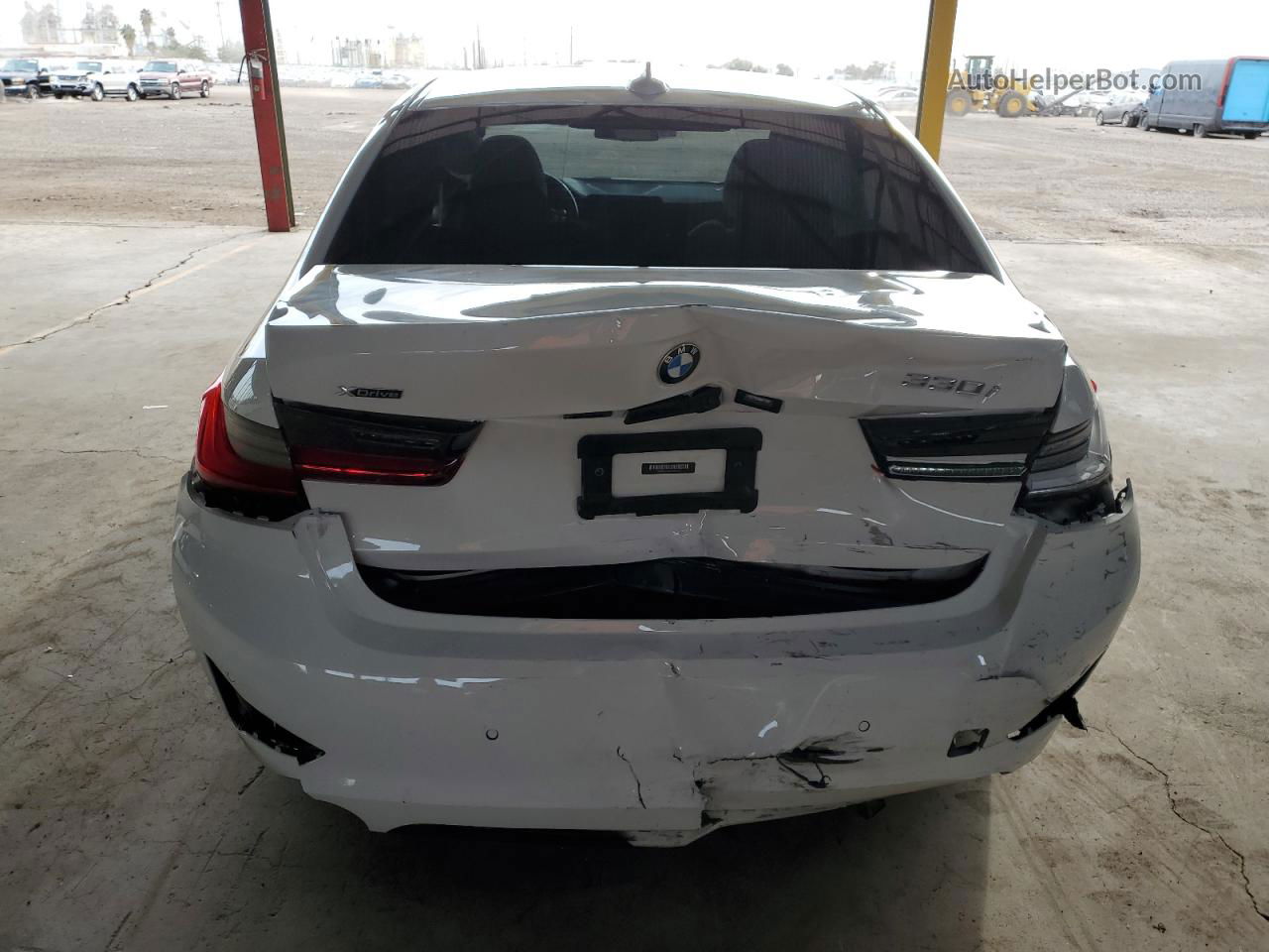 2020 Bmw 330xi  White vin: 3MW5R7J0XL8B29194