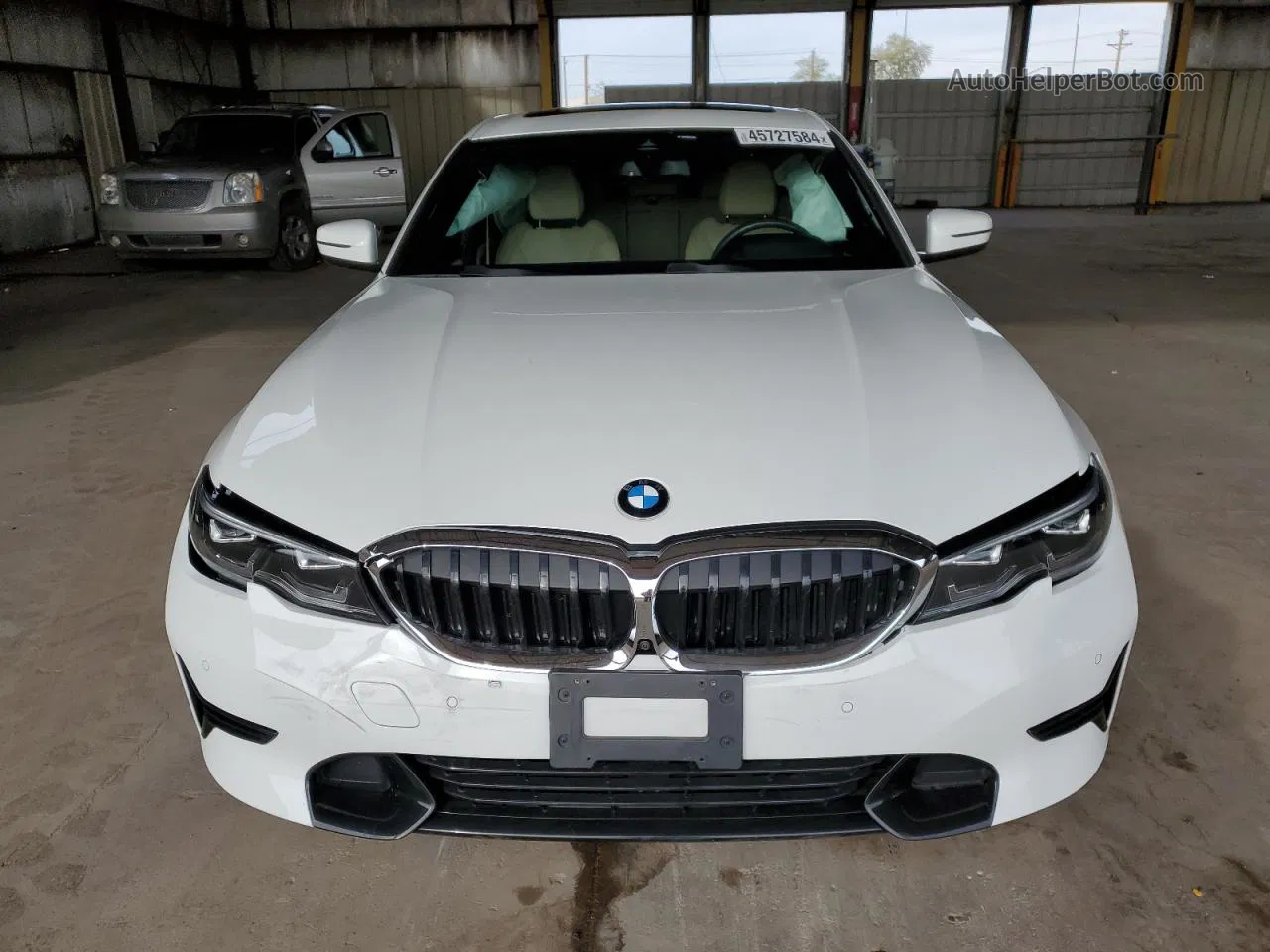 2020 Bmw 330xi  White vin: 3MW5R7J0XL8B29194