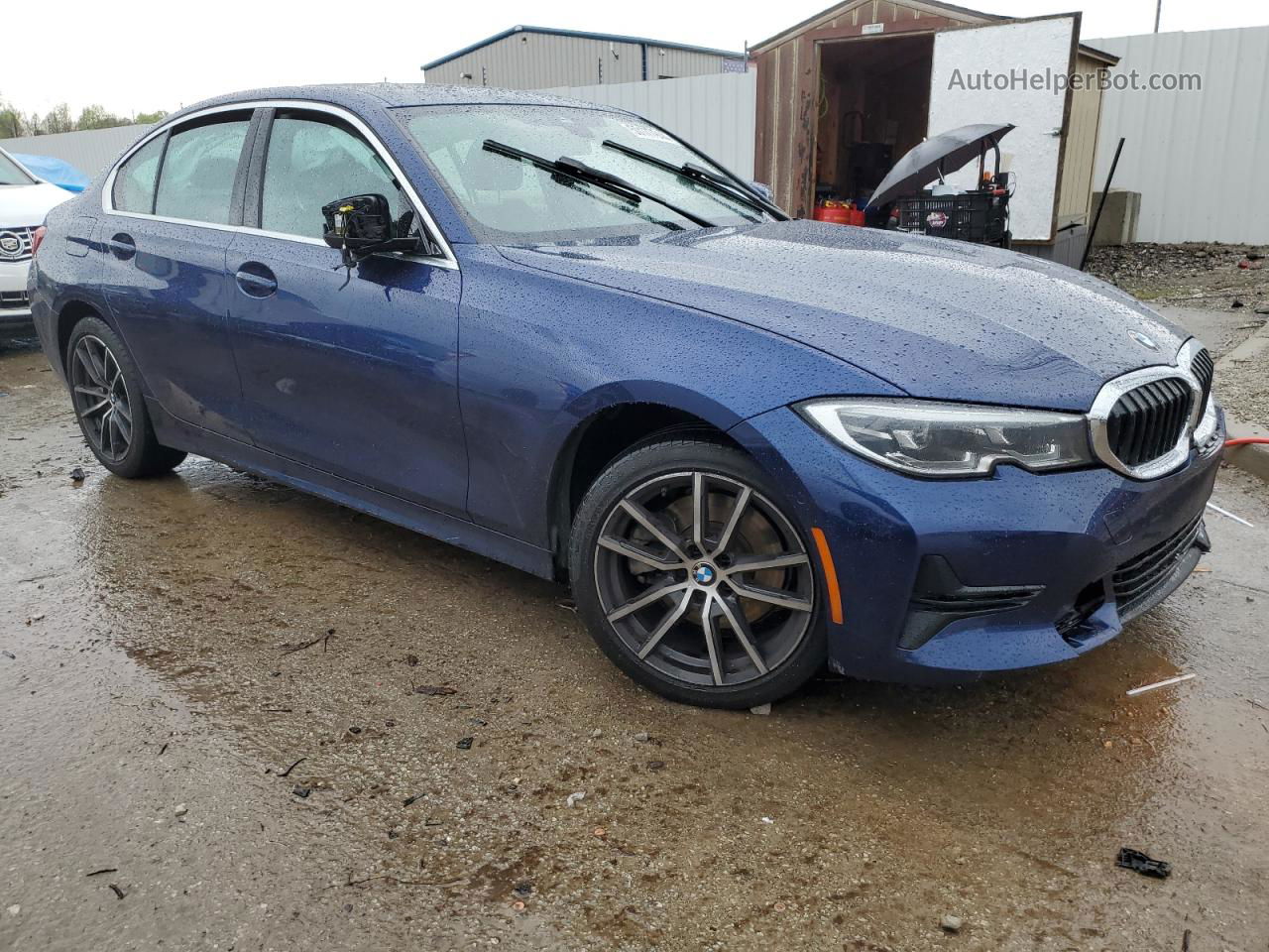 2020 Bmw 330xi  Blue vin: 3MW5R7J0XL8B40888