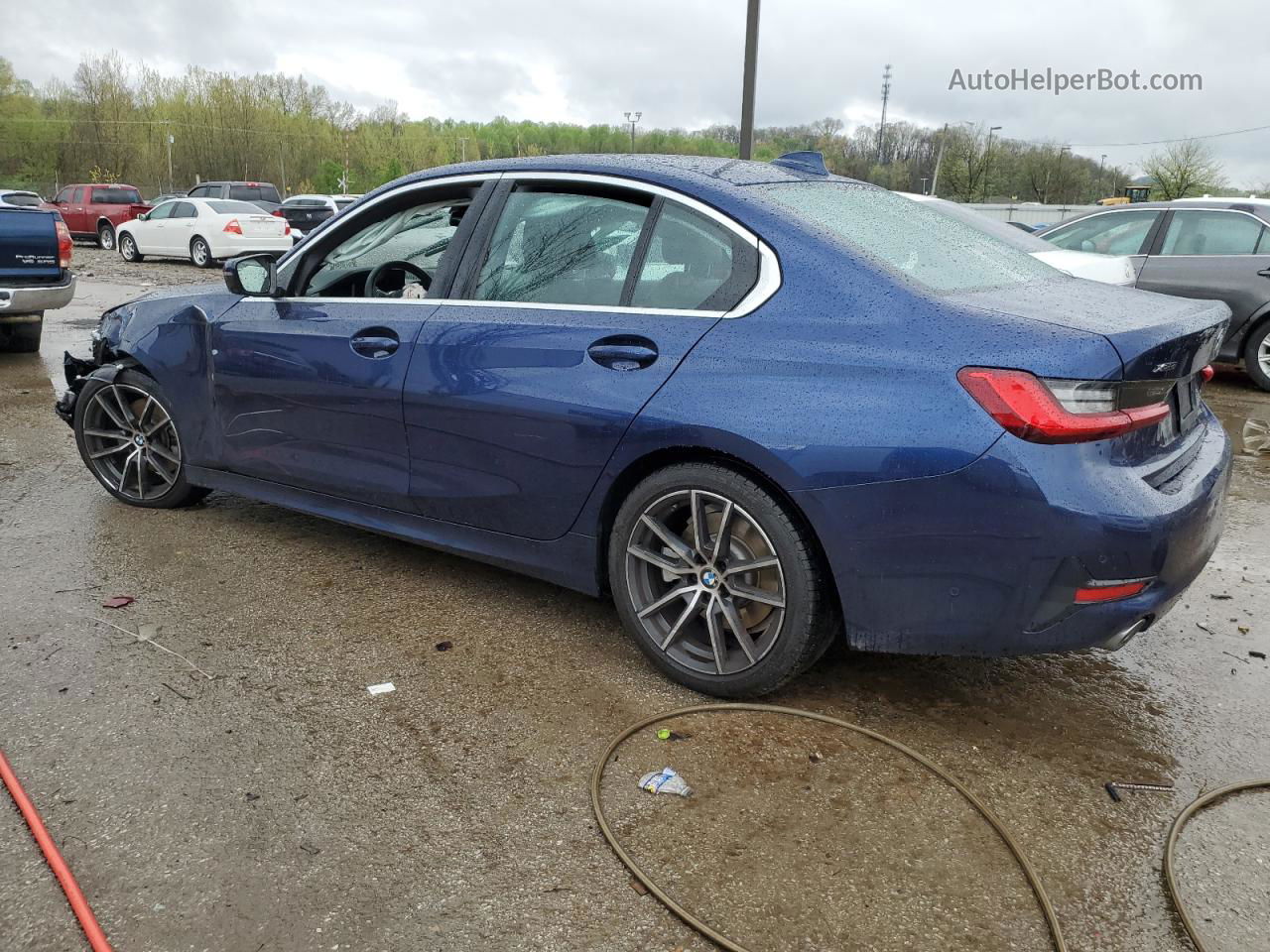 2020 Bmw 330xi  Blue vin: 3MW5R7J0XL8B40888