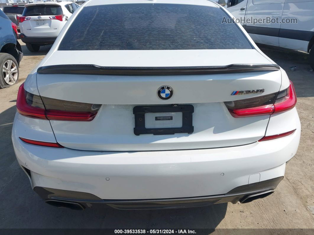 2020 Bmw 3 Series M340i White vin: 3MW5U7J03L8B41573