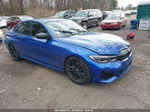 2021 Bmw 3 Series M340i Xdrive Blue vin: 3MW5U9J06M8B54198