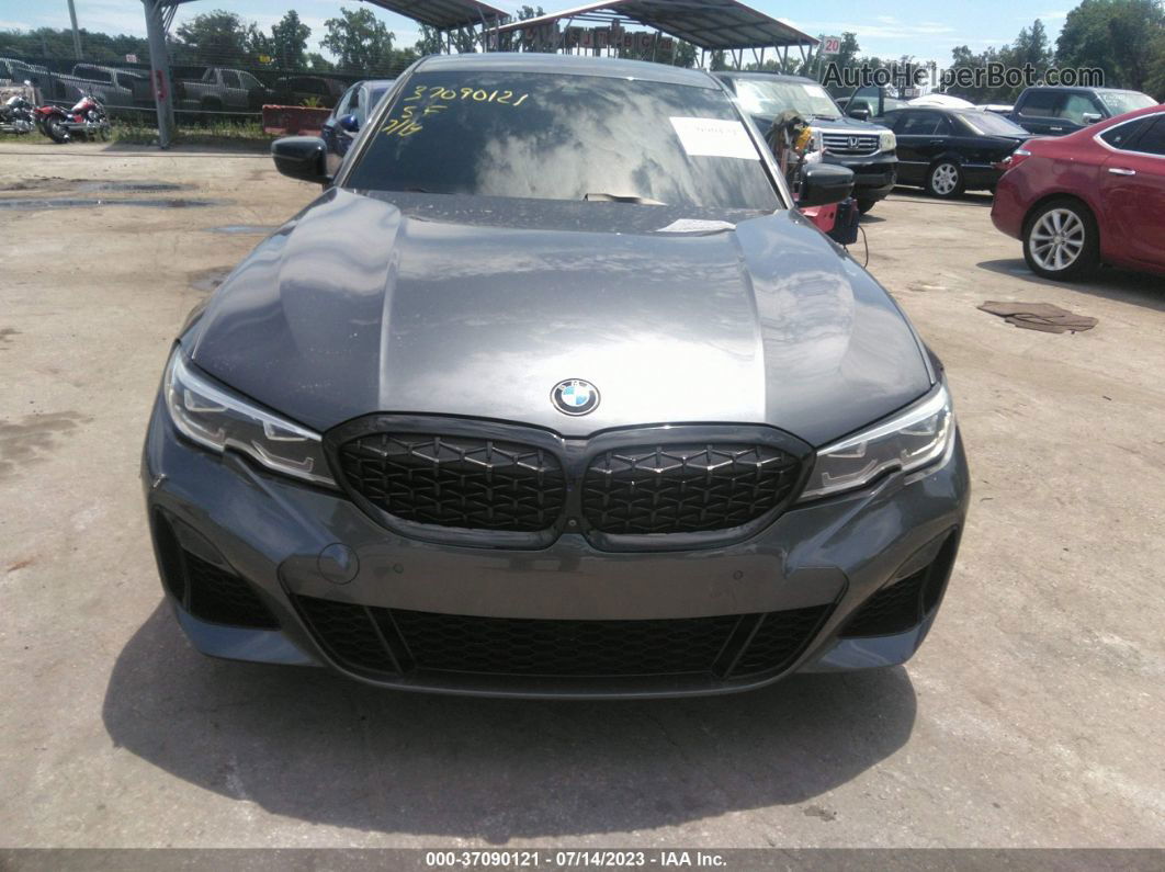 2021 Bmw 3 Series M340i Xdrive Gray vin: 3MW5U9J0XM8B66709