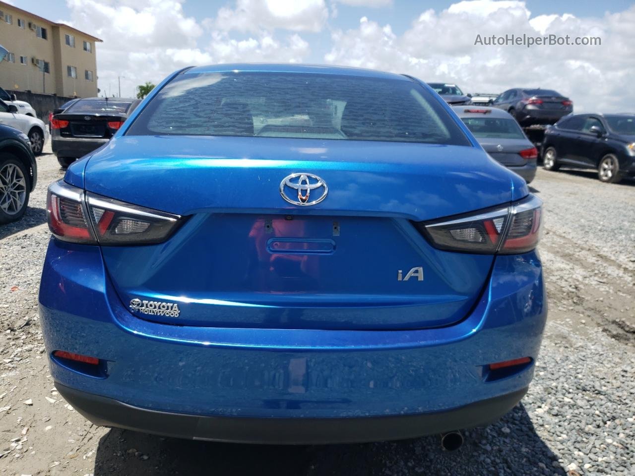 2018 Toyota Yaris Ia  Blue vin: 3MYDLBYV0JY305690