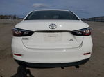 2018 Toyota Yaris Ia  White vin: 3MYDLBYV0JY319136