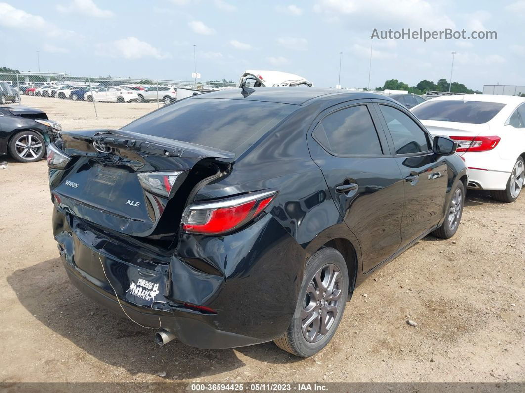 2019 Toyota Yaris Sedan L/le/xle Black vin: 3MYDLBYV0KY504319