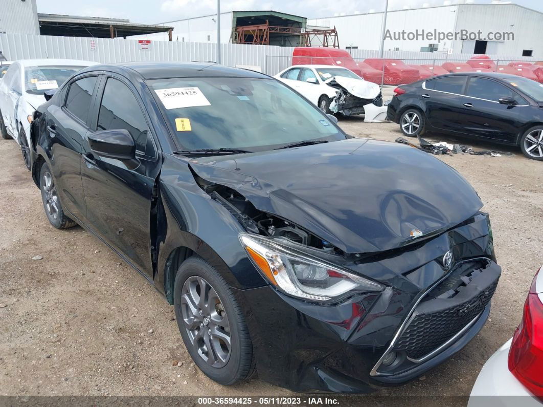 2019 Toyota Yaris Sedan L/le/xle Black vin: 3MYDLBYV0KY504319