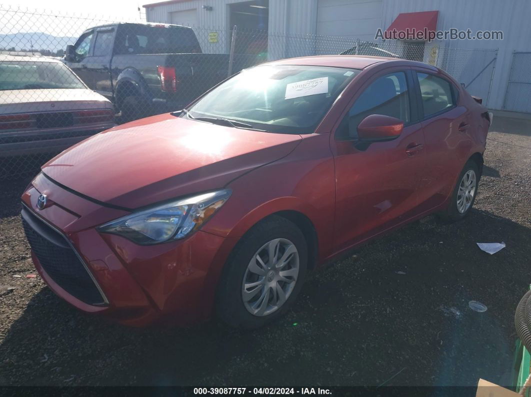 2019 Toyota Yaris L Maroon vin: 3MYDLBYV0KY525347