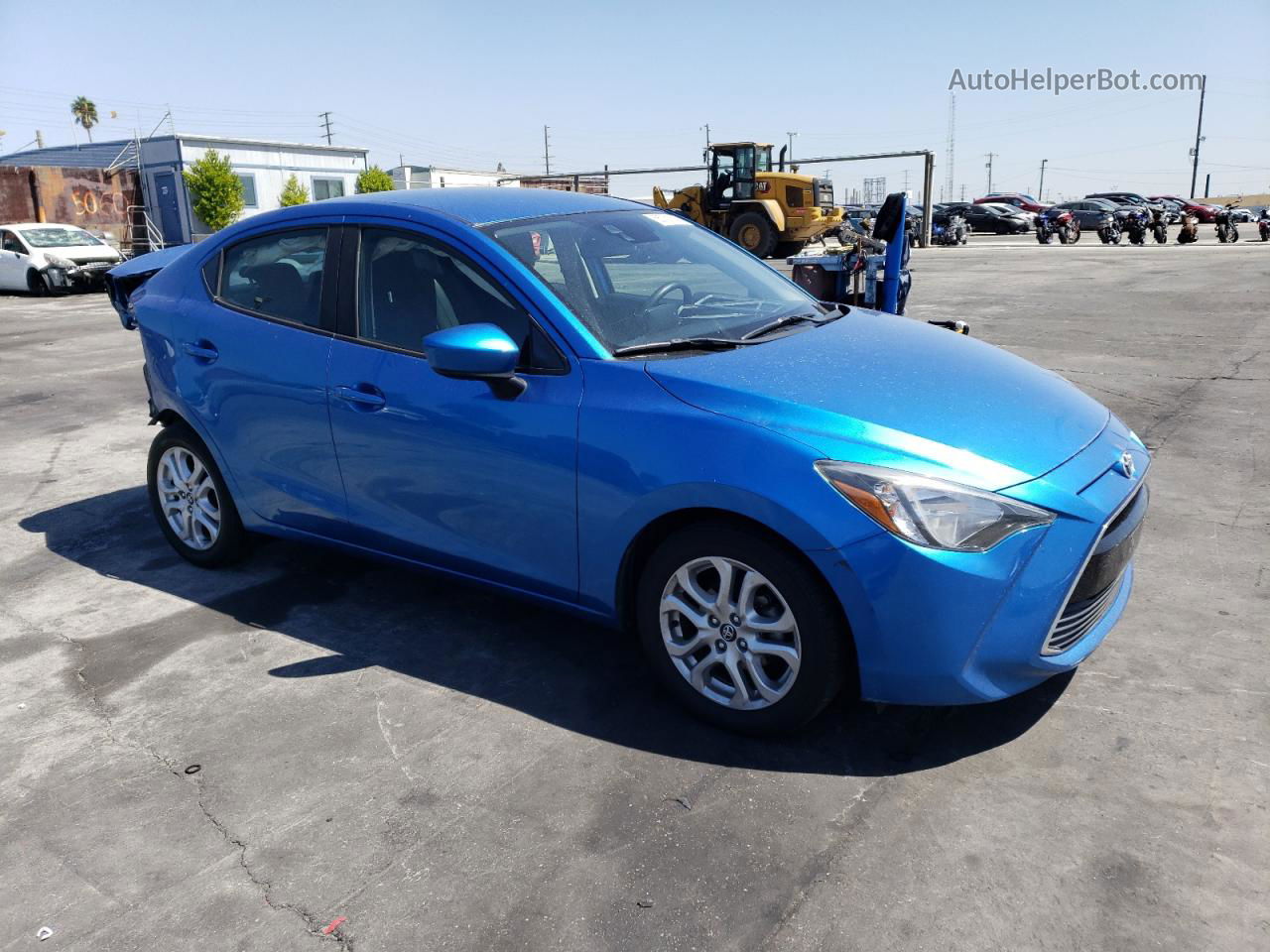 2018 Toyota Yaris Ia  Синий vin: 3MYDLBYV1JY301406