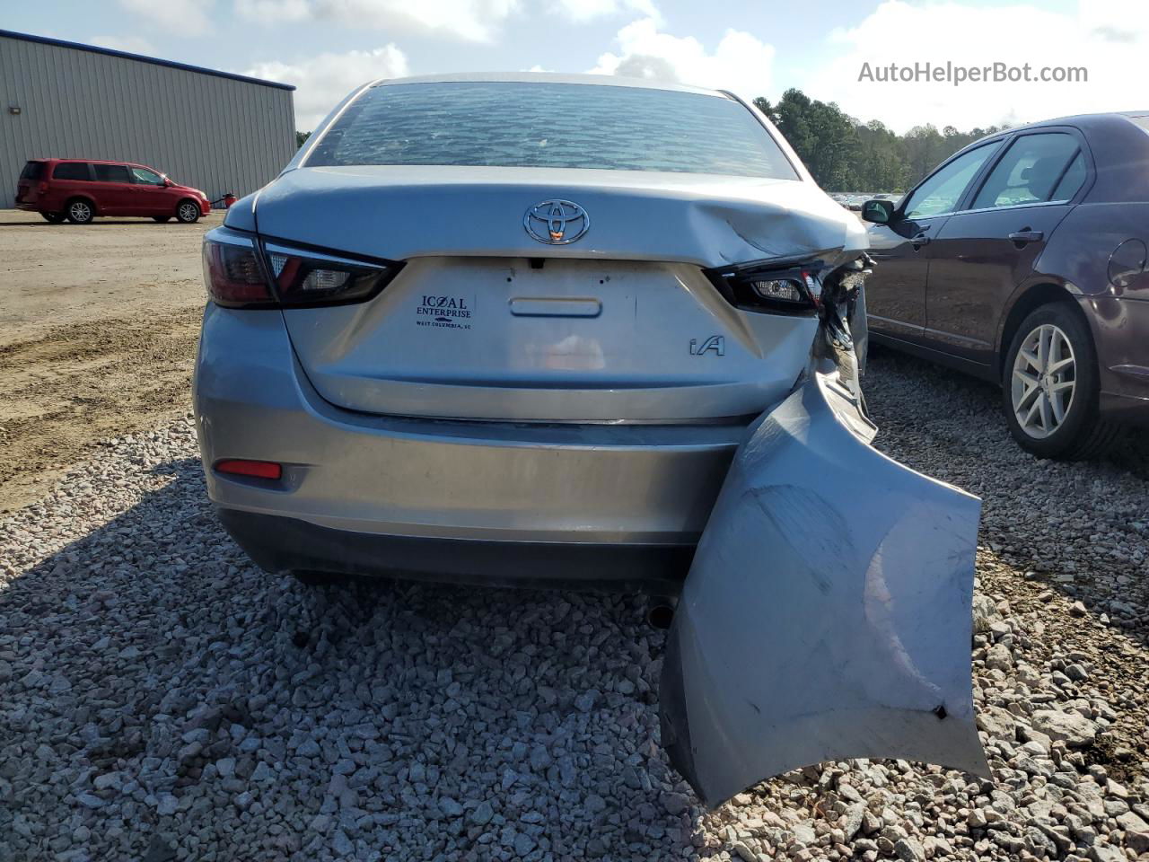 2018 Toyota Yaris Ia  Silver vin: 3MYDLBYV1JY302409