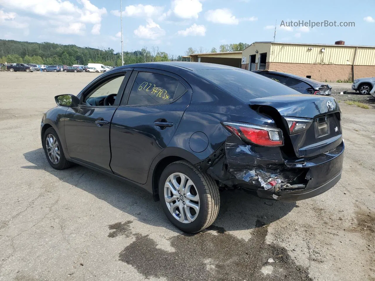 2018 Toyota Yaris Ia  Blue vin: 3MYDLBYV1JY308761