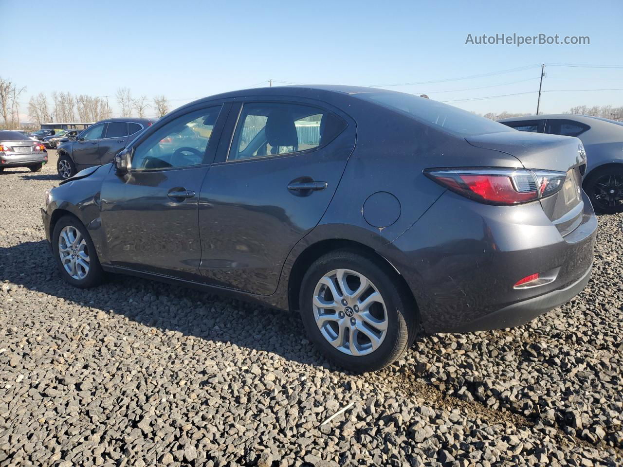 2018 Toyota Yaris Ia  Charcoal vin: 3MYDLBYV1JY310607