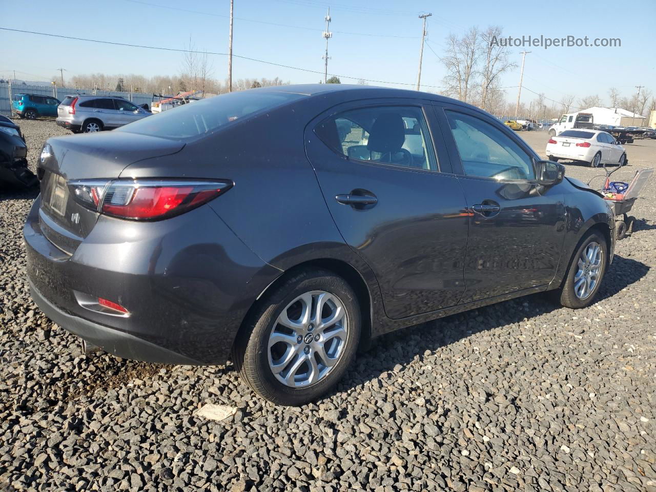 2018 Toyota Yaris Ia  Charcoal vin: 3MYDLBYV1JY310607