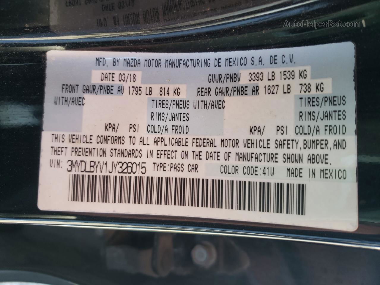 2018 Toyota Yaris Ia  Black vin: 3MYDLBYV1JY326015