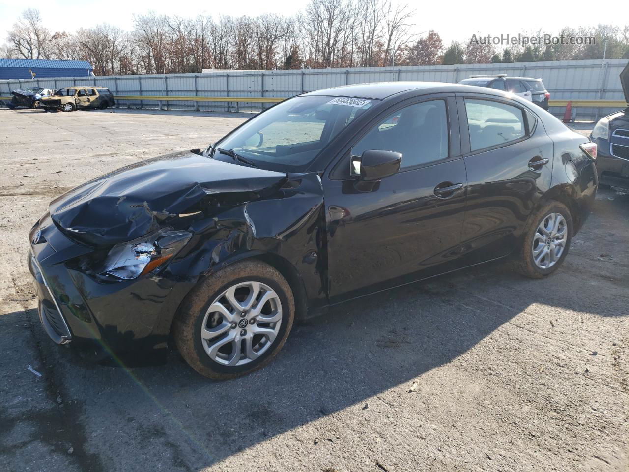 2018 Toyota Yaris Ia  Black vin: 3MYDLBYV1JY326015