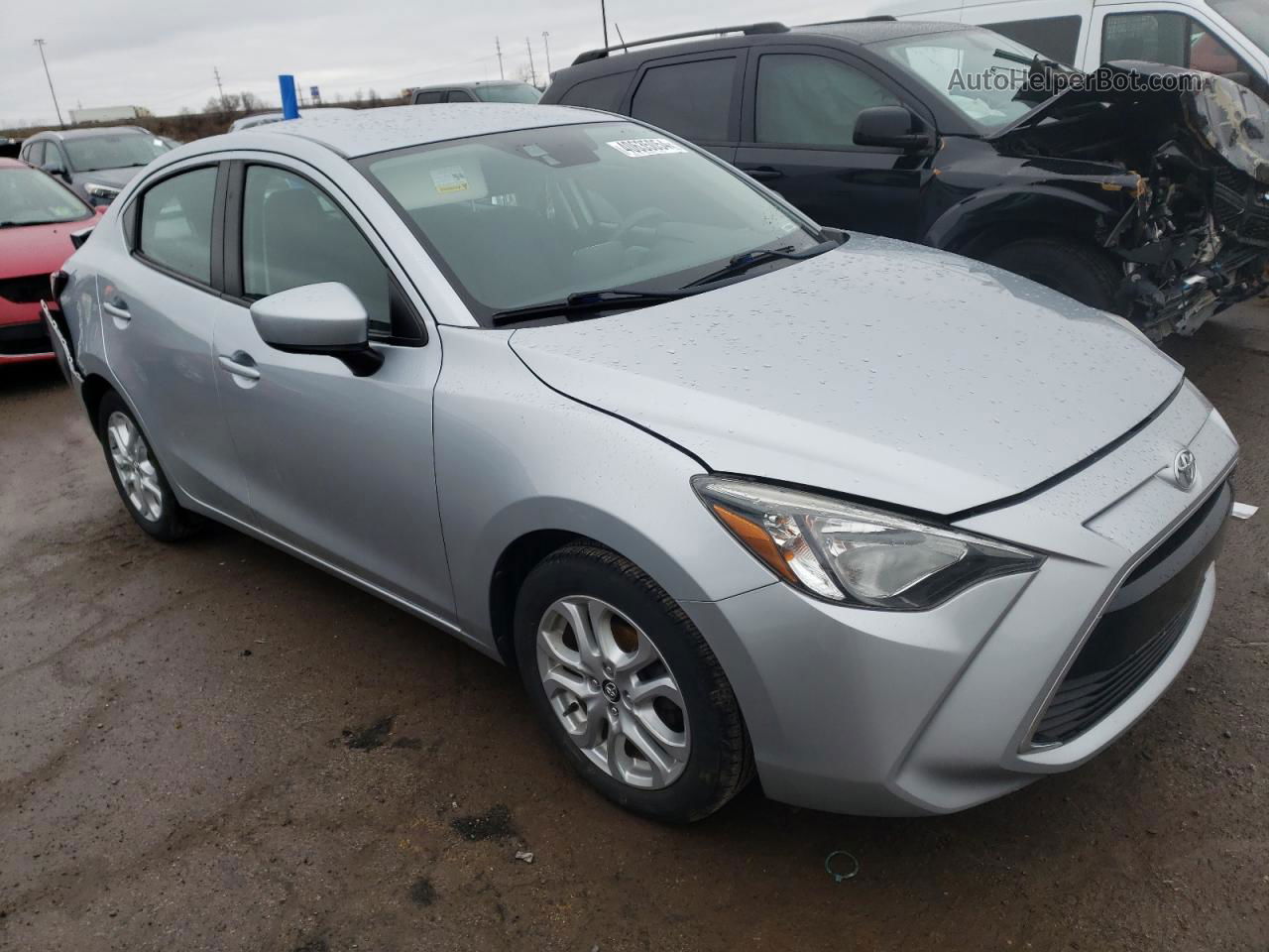 2018 Toyota Yaris Ia  Silver vin: 3MYDLBYV1JY327035