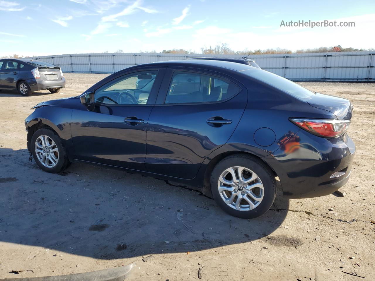 2018 Toyota Yaris Ia  Blue vin: 3MYDLBYV1JY330775