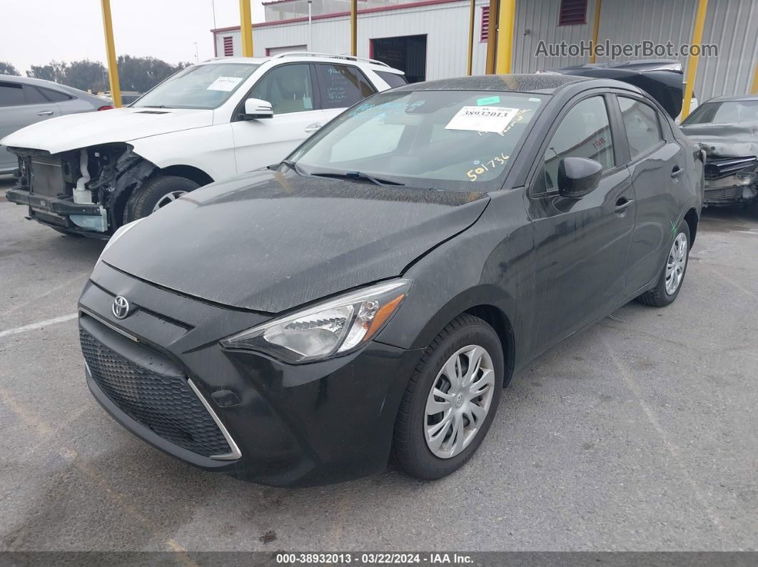 2019 Toyota Yaris L Black vin: 3MYDLBYV1KY501736