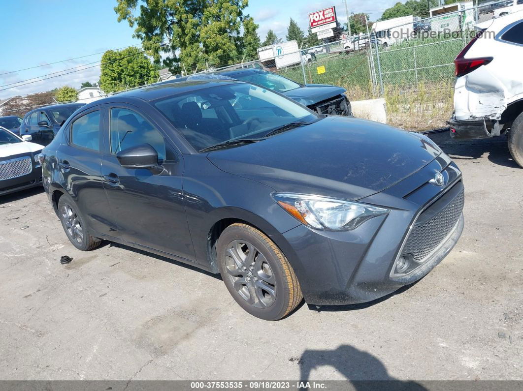 2019 Toyota Yaris Sedan L/le/xle Gray vin: 3MYDLBYV1KY509738