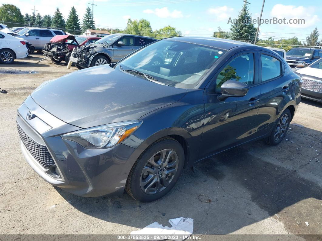 2019 Toyota Yaris Sedan L/le/xle Gray vin: 3MYDLBYV1KY509738