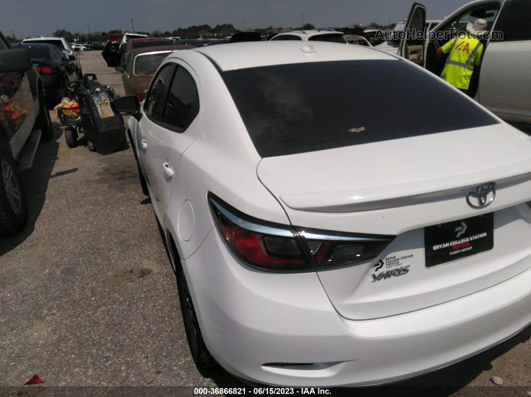 2019 Toyota Yaris Sedan L/le/xle White vin: 3MYDLBYV1KY514857