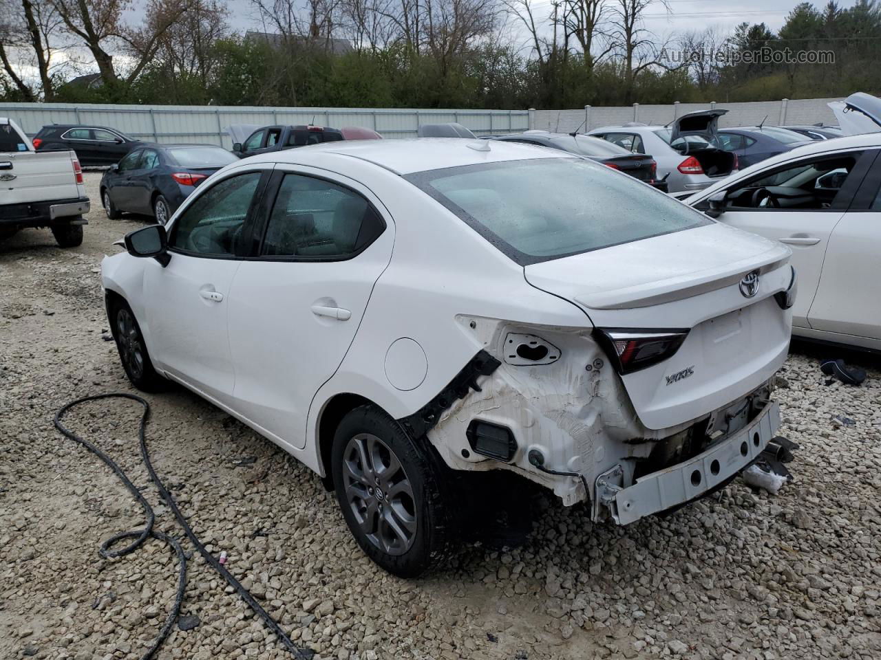 2019 Toyota Yaris L White vin: 3MYDLBYV1KY516284