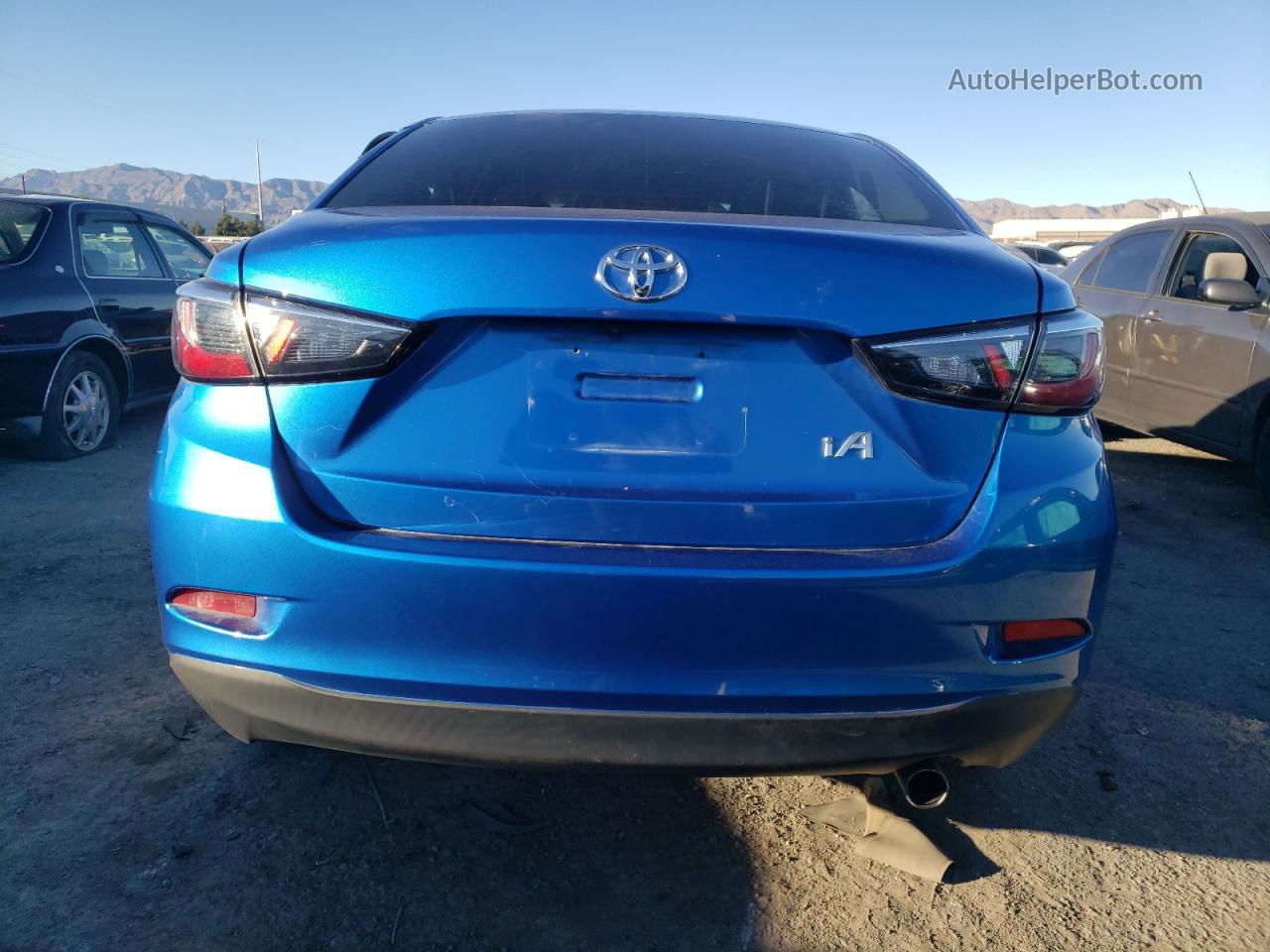 2018 Toyota Yaris Ia  Blue vin: 3MYDLBYV2JY300281