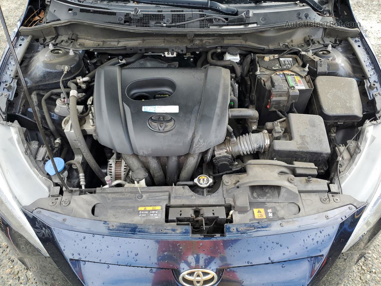 2018 Toyota Yaris Ia  Blue vin: 3MYDLBYV2JY312415